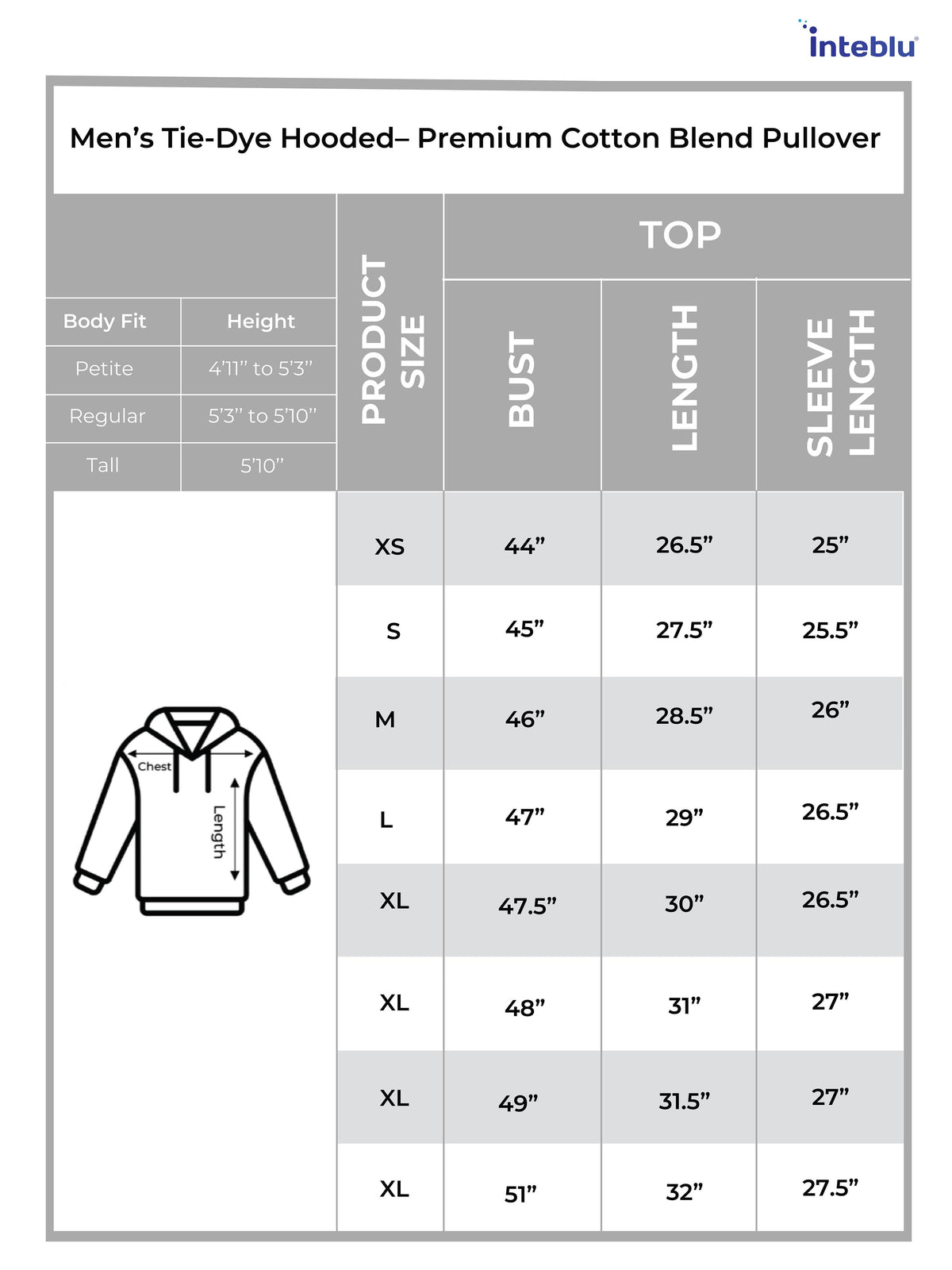 Men’s Tie-Dye Hooded– Premium Cotton Blend Pullover | Stylish Long Sleeve Hoodie, Trendy Casual Streetwear