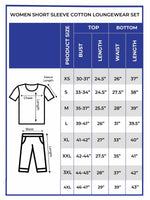 Women’s 2 PieceAll Over Printed Loungewear Set – Short Sleeve Top & Pants | Casual Lounge Outfit, Soft Pajama Set, Summer Sleepwear for Women