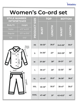 Women Pink Check Print Co-Ord Set with Luxury Details