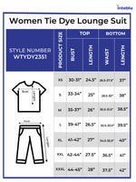 Women Tie Dye Lounge Suit.