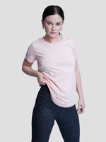 Ladies T-Shirt Short Sleeve Regular Fit - inteblu