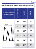 Men's Cotton Terry Joggers Side Print