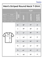 Men’s Striped Henley Neck T-Shirt – Regular Fit Short Sleeve Tee | Soft Stretch Casual Wear