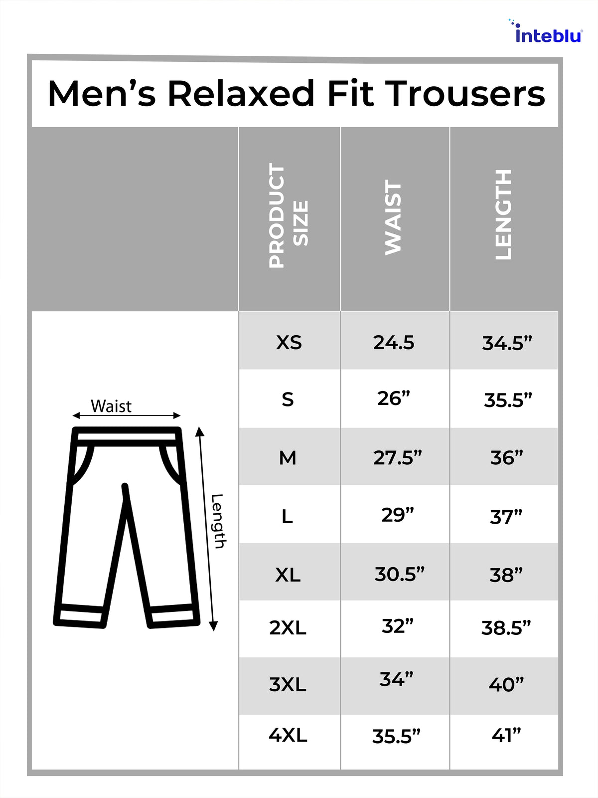 Men’s Relaxed Fit Trousers – Elastic Waist with Drawstring, Casual Pants with Fake Fly & Side Pockets ,Comfortable Everyday Wear