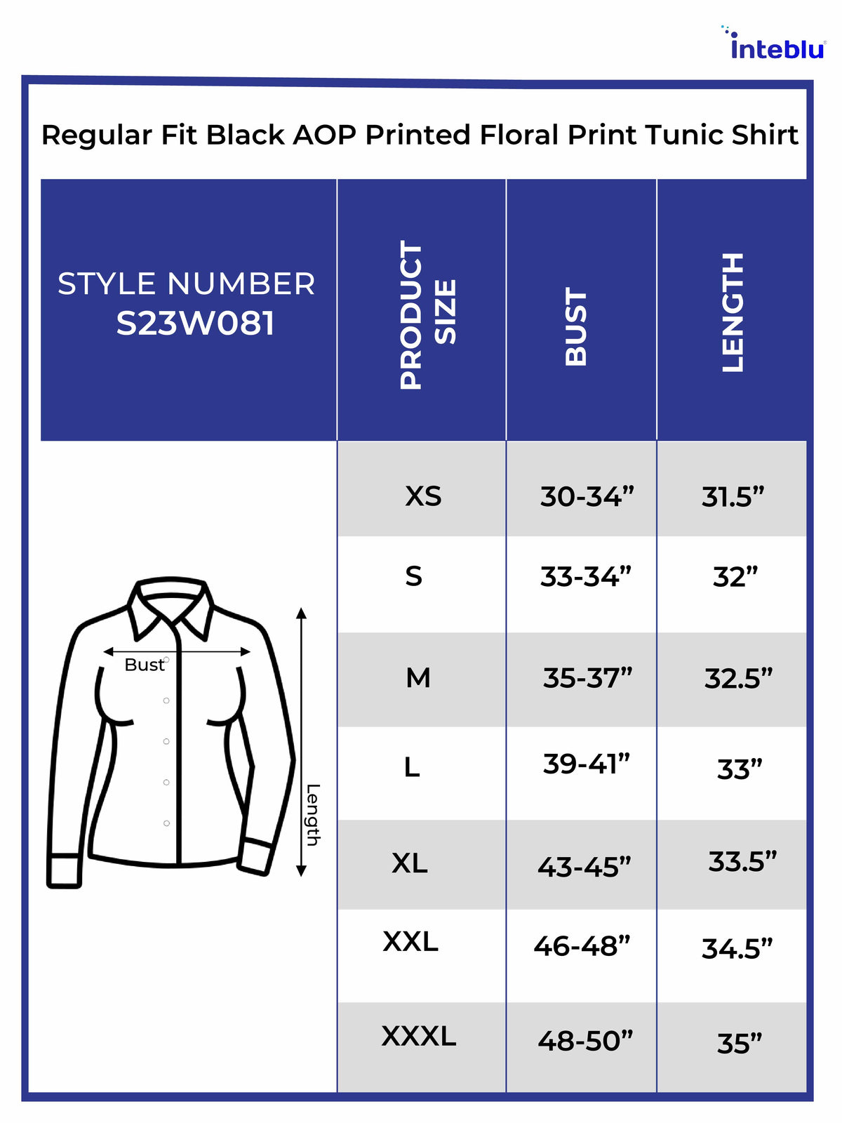 Navy Abstract print Shirt & tops with nice design.