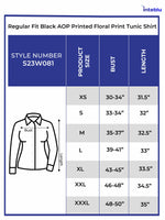 Navy Abstract print Shirt & tops with nice design.