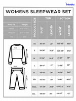 Women’s Classic Pajama Set – Soft Yummy Fabric Sleepwear | Long Sleeve Crew Neck Collar Top & Full-Length Pants | Cozy Loungewear for Night & Home