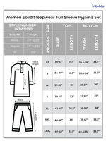 Women Velvety Sleepwear Long Sleeve Pyjama Set