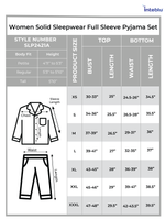 Women Black Check Sleepwear Long Sleeve Pyjama Set