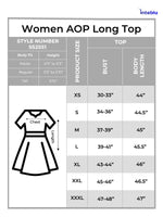 Women AOP Long Top| Beige