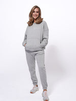 Women’s Hoodies & Joggers Set on Cotton Fabric - inteblu