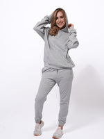 Women’s Hoodies & Joggers Set on Cotton Fabric - inteblu