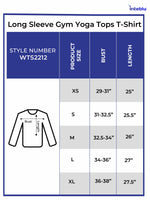 Slim Fit Quick Dry Long Sleeve Gym Yoga Tops T-Shirt