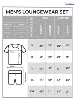 Men's T-Shirt & Shorts Lounge Set Navy
