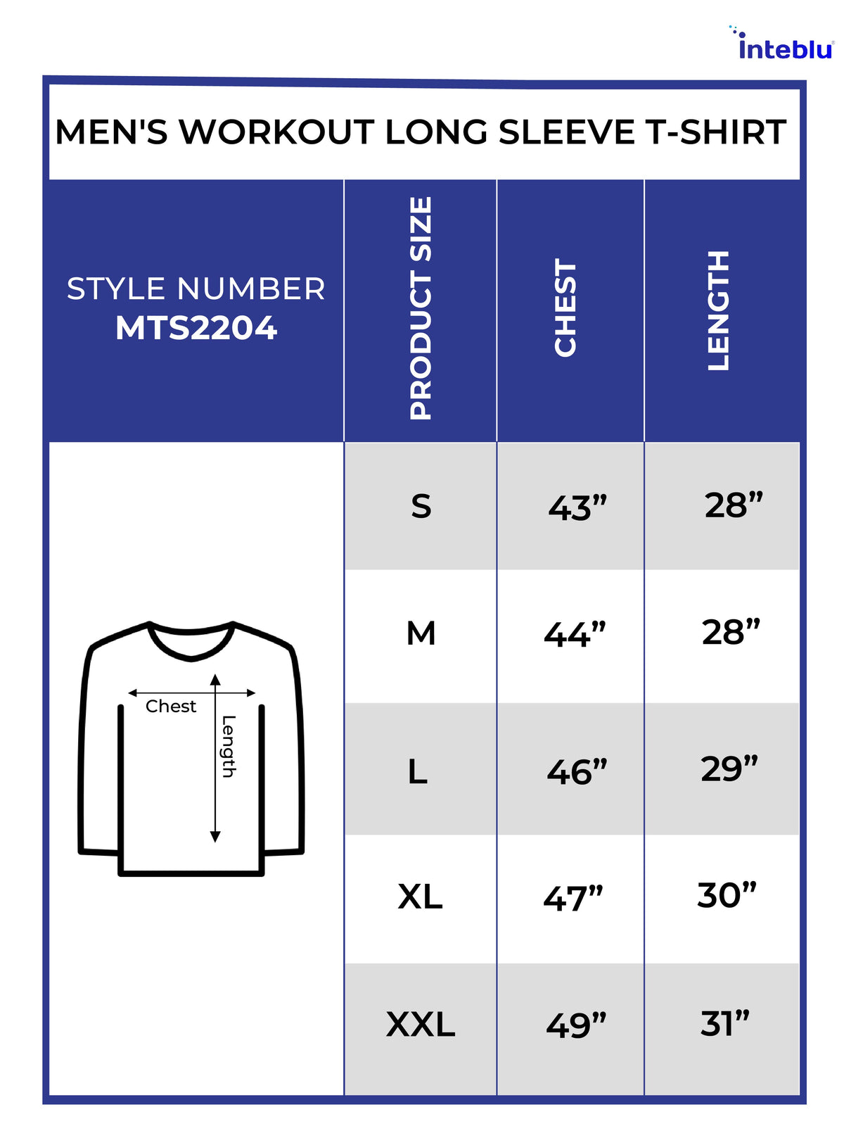 Men's Workout Long Sleeve T-Shirt |Grey melange