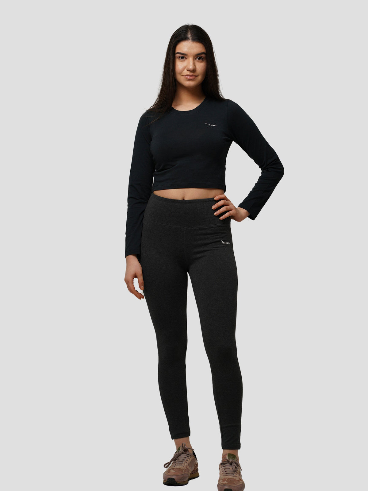 Women High skinny Leggings - inteblu