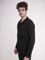 Men's Suede Shirt - inteblu