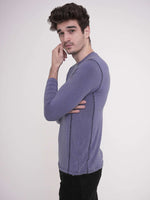 Men's Workout Long Sleeve T-Shirt - inteblu