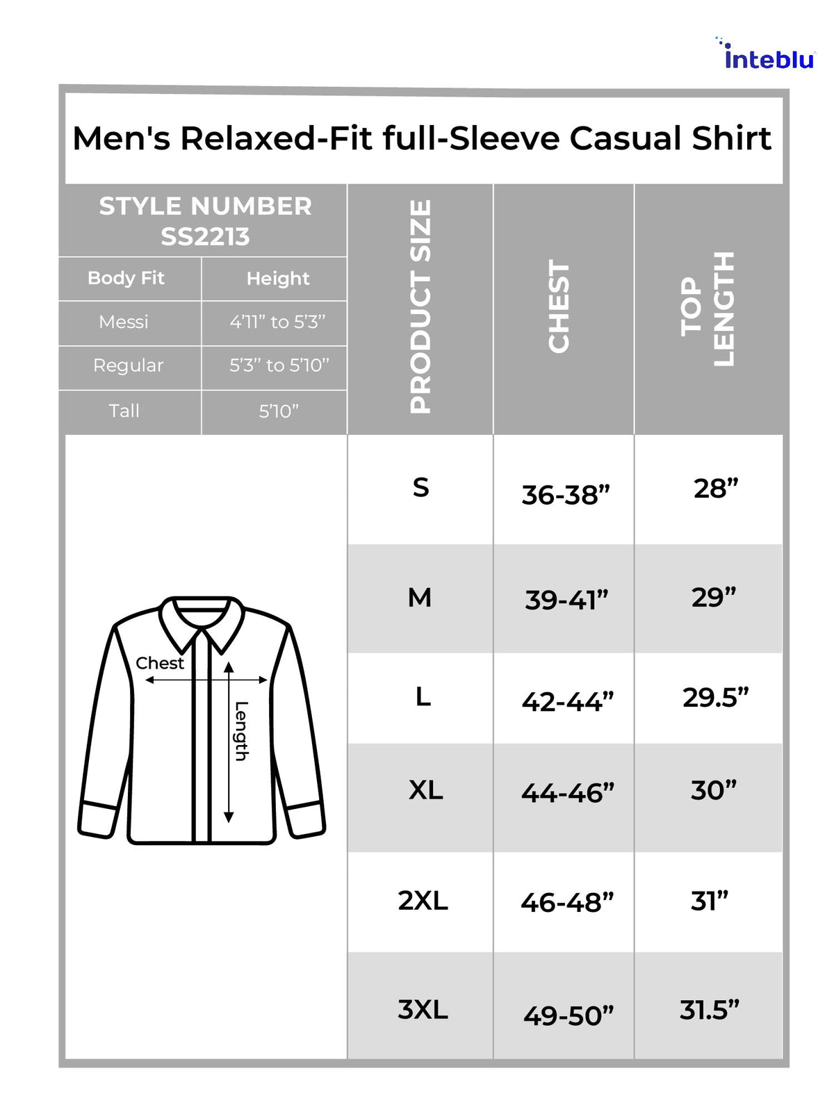 Men's Relaxed-Fit full-Sleeve Casual Shirt | BLACK