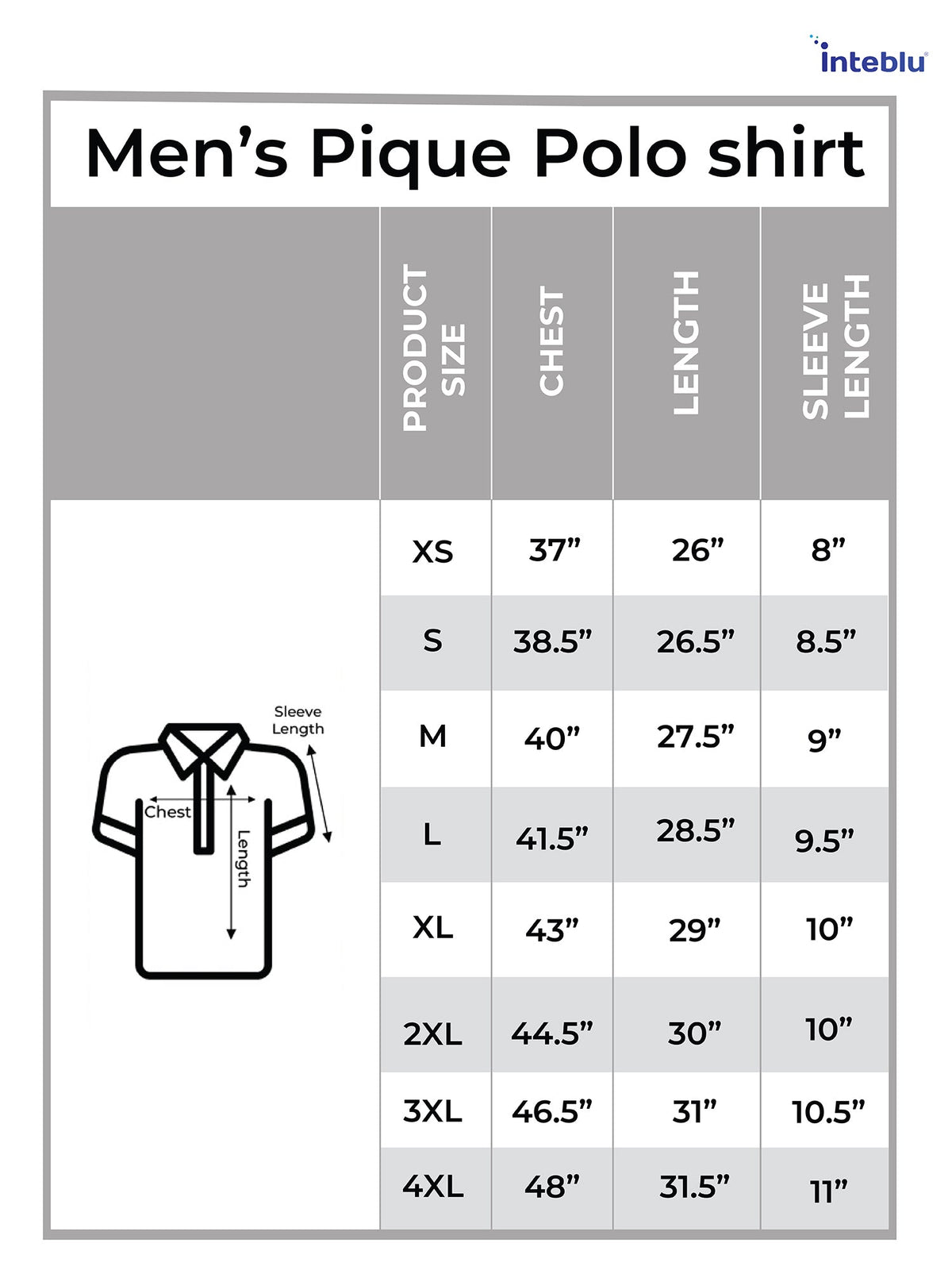 Men's Regular-Fit Mercerized Cotton Polo Shirt Oxford Blue