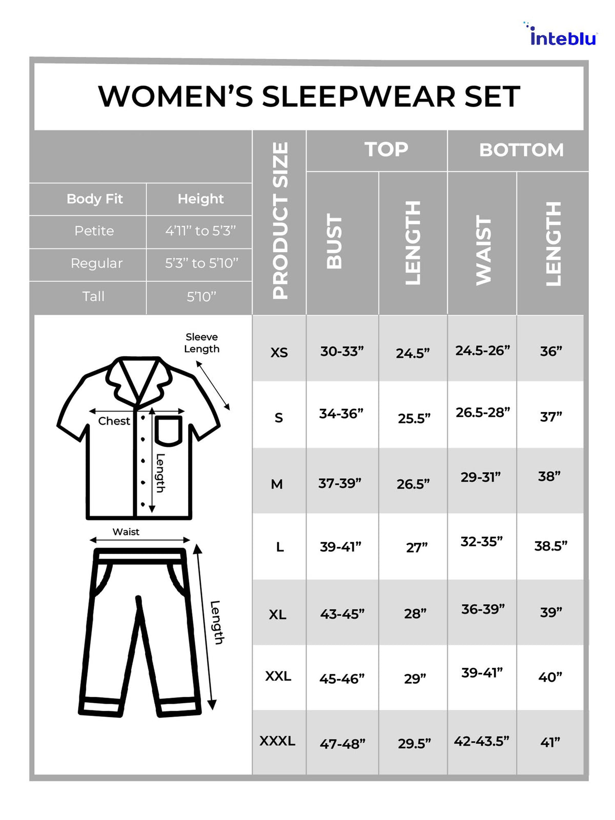 Women’s Short Sleeve Viscose Sleepwear Set – Notch Collar 2 Piece Pajama Outfit | Comfy Nightwear, Soft Summer Lounge Set for Women