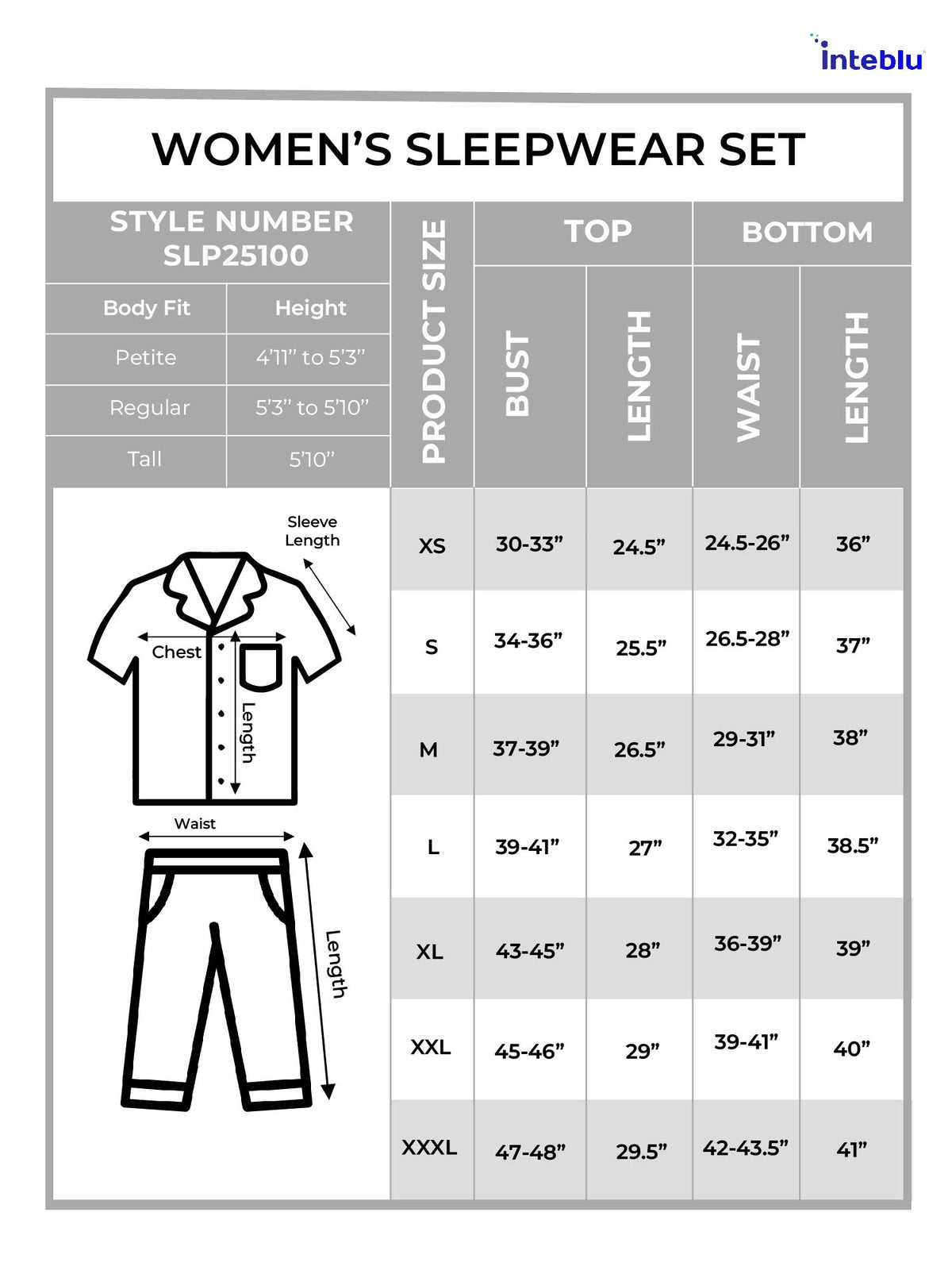 Satin Pajama Set for Women - Contrast Piping, Notch Collar, Button Down, Short Sleeve Long Pant