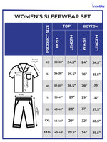 Women's Solid Color Notch collar Sleepwear Set.