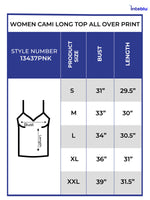 Women Cami Long Top All Over Print