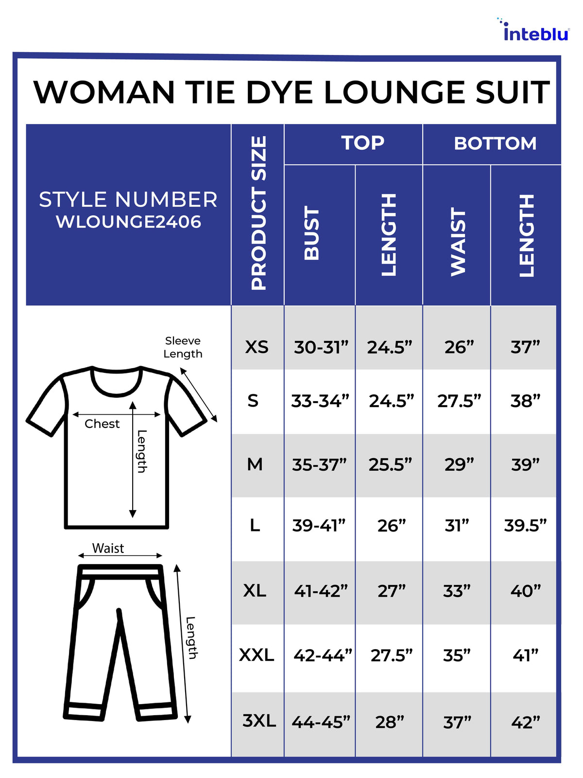 Women Tie Dye Lounge Suit.