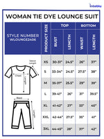 Women Tie Dye Lounge Suit.