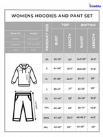 Women’s Fleece Winter Warm Hooded Corset Top Pants Set – Soft Brushed Fleece 2-Piece Set, Cozy Long Sleeve Hoodie & Pants