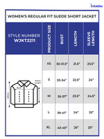 Women Button Regular Fit Suede peach whip Short Coat Jacket