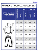 Women Grey Mélange HoodiesJoggers Set in Premium Cotton