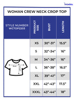 Women Crew Neck Crop Top