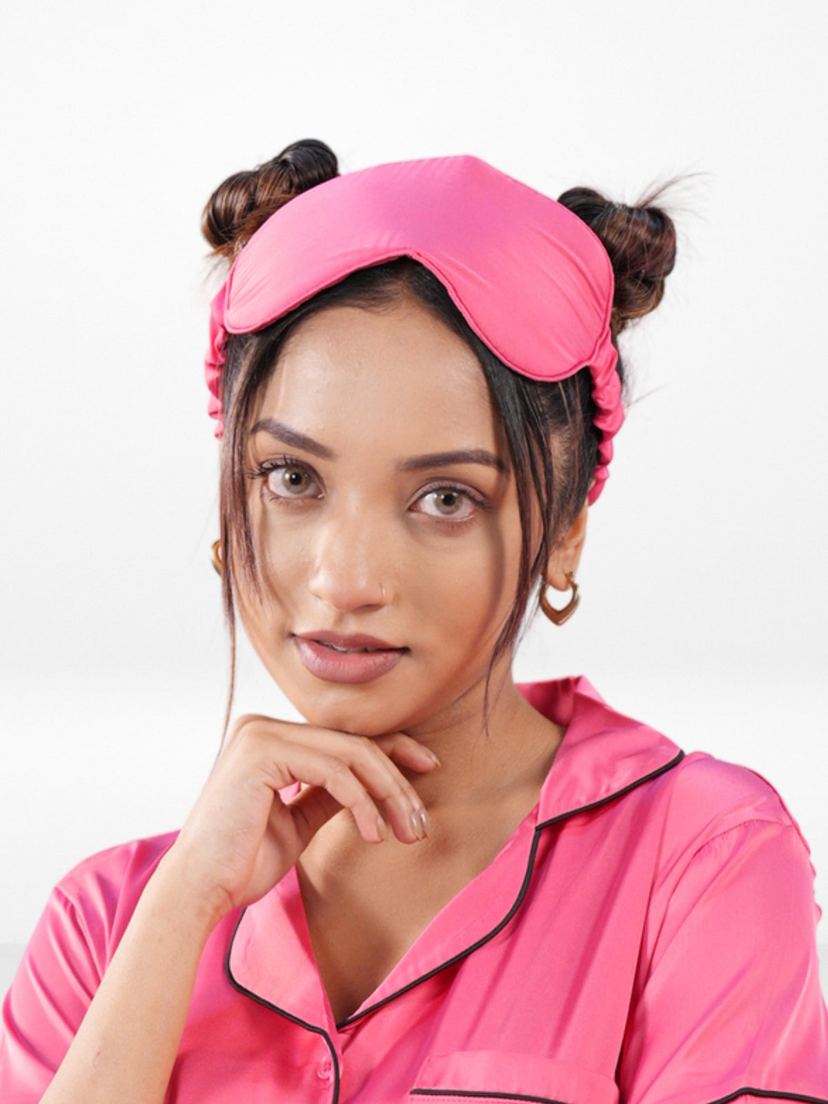 Women’s Satin Eye Mask – Soft Silky Sleep Mask | Comfortable Night & Travel Eye Cover