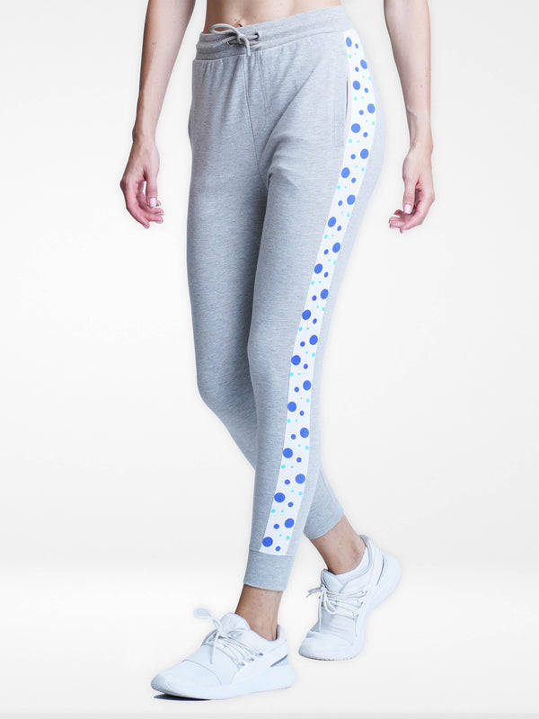 Women's Regular-Fit Side Print Casual Jogger