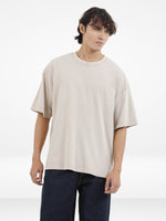 Men’s Drop Shoulder T-Shirt – Classic Solid Short Sleeve Tee, Soft Cotton Blend Comfortable Casual Wear