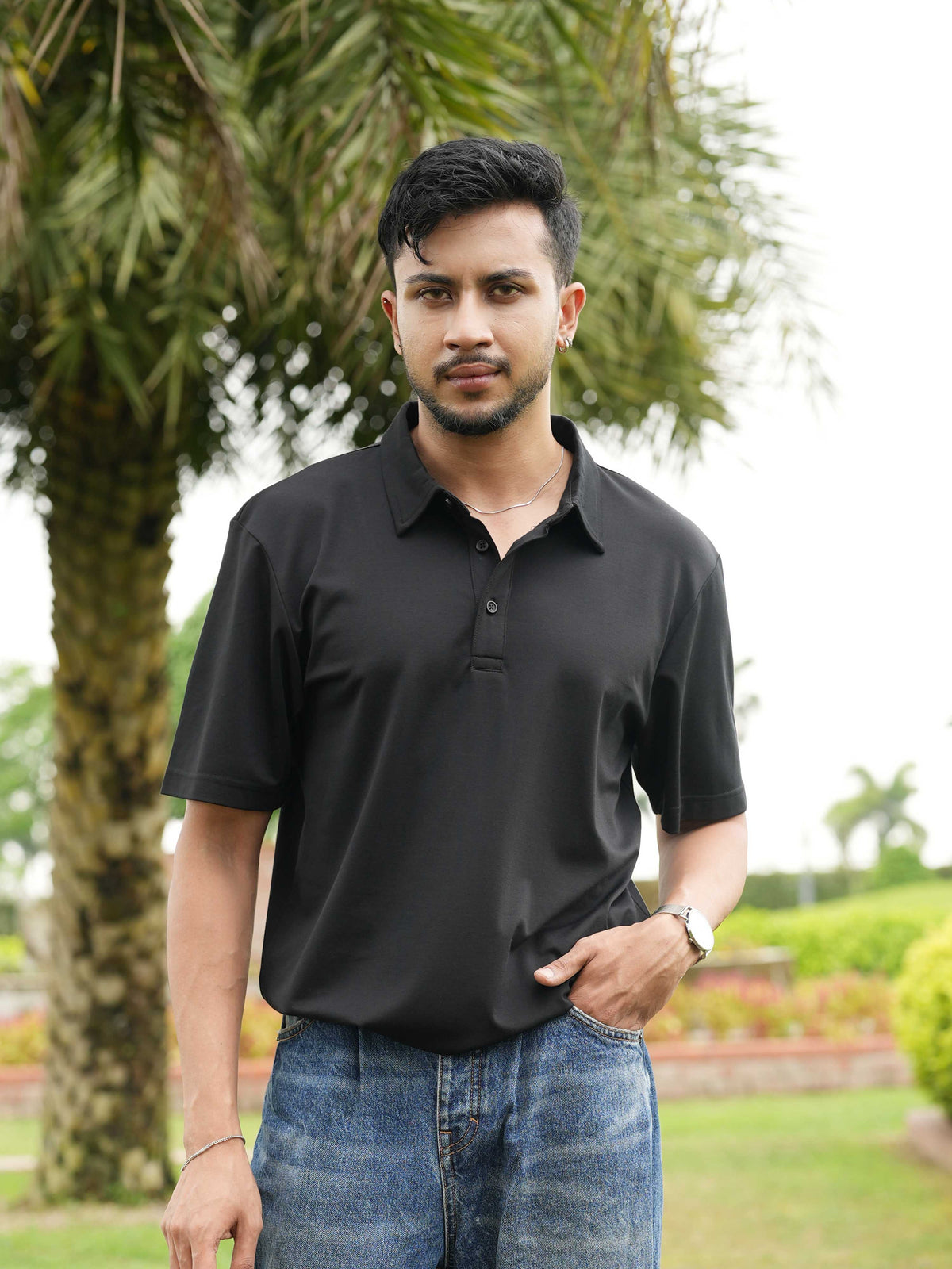 Men’s Regular-Fit Polo Shirt – Classic Short Sleeve Casual Tee | Soft Cotton Collared Shirt for Everyday Wear