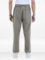 Men’s Relaxed Fit Trousers – Elastic Waist with Drawstring, Casual Pants with Fake Fly & Side Pockets ,Comfortable Everyday Wear