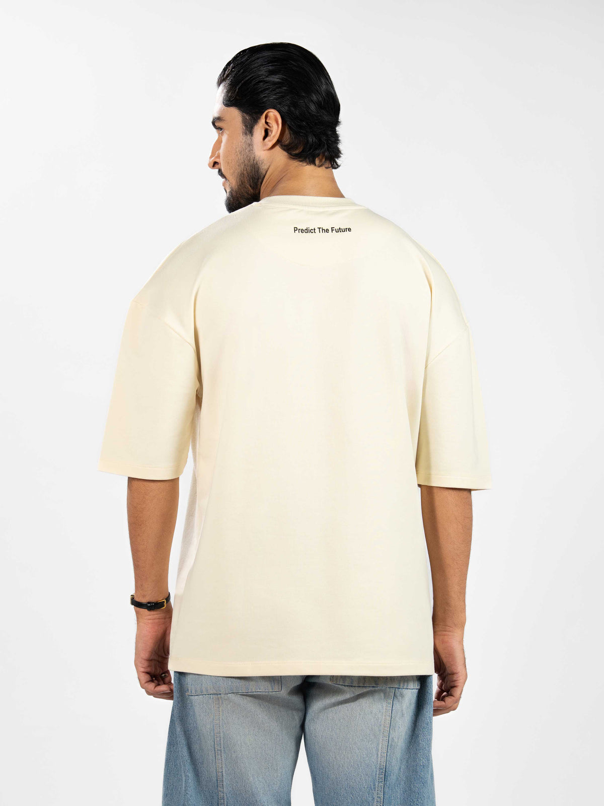Men's Oversized Drop Shoulder Graphic T-Shirt – Front &amp; Back Printed