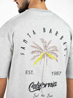 Men’s Oversized Drop Shoulder Graphic T-Shirt – Short Sleeve Crew Neck Tee | Casual Streetwear Top with Front & Back Print