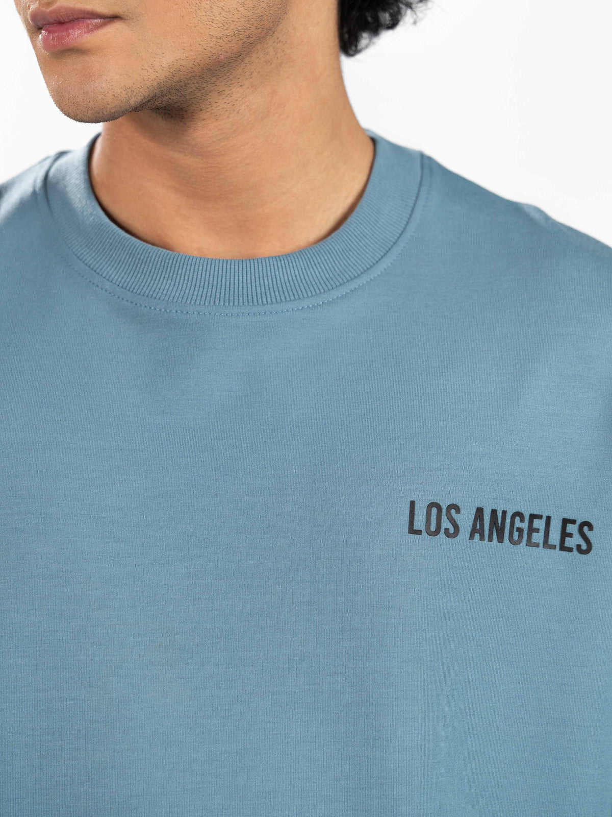 Men’s Oversized Drop Shoulder Graphic T-Shirt – Short Sleeve Crew Neck Tee | Casual Streetwear Top with Front & Back Print