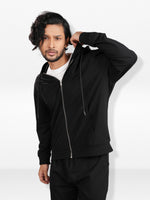 Men’sSolidFull Zip Basic Hoodies– Long Sleeve with Full Zip & Kangaroo Pocket | Casual Everyday Comfort Wear