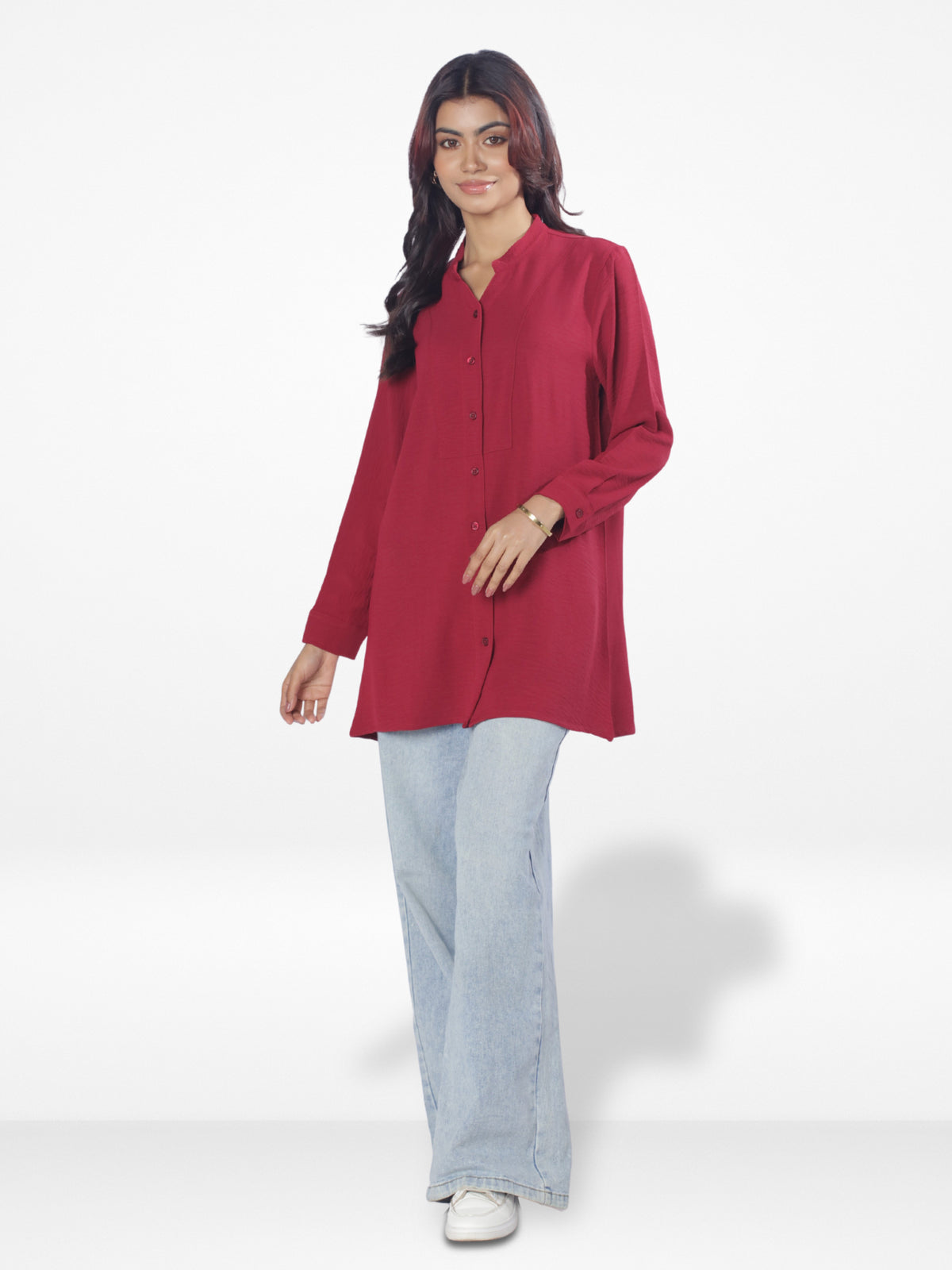 Women Red color top