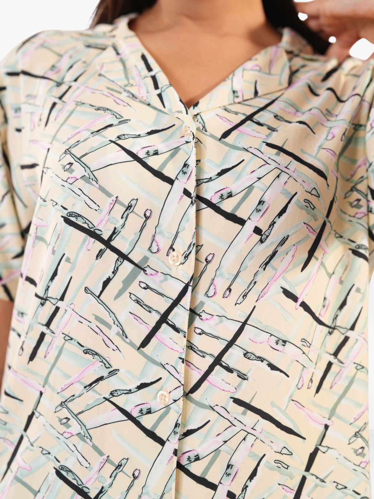 Women’s Printed Night Suit Set – Shirt & Pyjama | Soft Nightwear Dress, 2 Piece Sleepwear for Women, Comfortable Loungewear