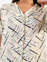 Women’s Printed Night Suit Set – Shirt & Pyjama | Soft Nightwear Dress, 2 Piece Sleepwear for Women, Comfortable Loungewear