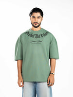 Men's Oversized Drop Shoulder Graphic T-Shirt – Front &amp; Back Printed