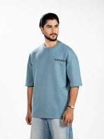 Men’s Oversized Drop Shoulder Graphic T-Shirt – Short Sleeve Crew Neck Tee | Casual Streetwear Top with Front & Back Print