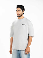 Men’s Oversized Drop Shoulder Graphic T-Shirt – Short Sleeve Crew Neck Tee | Casual Streetwear Top with Front & Back Print