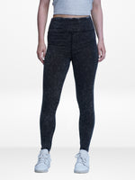 Women High skinny Leggings with acid wash